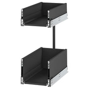 KNIVSHULT pull-out interior fittings, dark grey, 30 cm