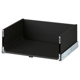 KNIVSHULT drawer, high, dark grey, 60x45 cm