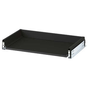 KNIVSHULT drawer, low, dark grey, 60x37 cm
