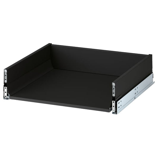KNIVSHULT Drawer, medium, dark grey, 60x60 cm