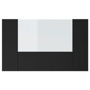 KNIVSHULT drawer front, high, dark grey, 40 cm