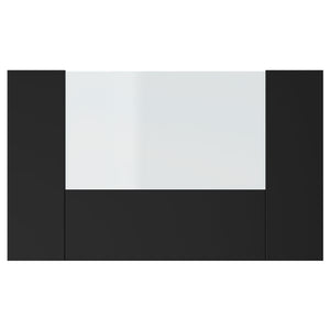KNIVSHULT drawer front, high, dark grey, 40 cm