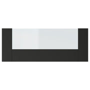 KNIVSHULT drawer front, high, dark grey, 60 cm
