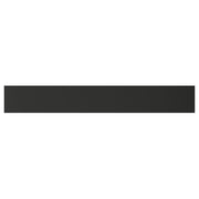 KNIVSHULT drawer front, low, dark grey, 60 cm