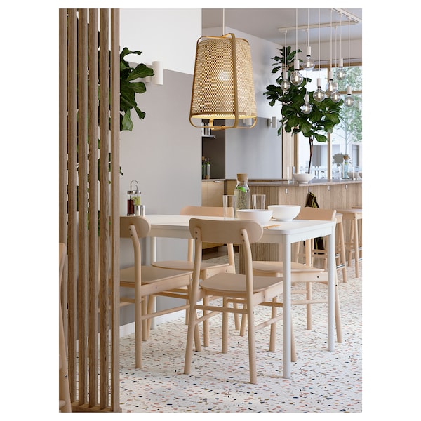 KNIXHULT - Pendant lamp, bamboo/handmade, 40 cm