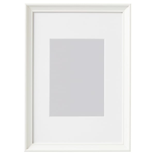 KNOPPÄNG frame, white, 21x30 cm