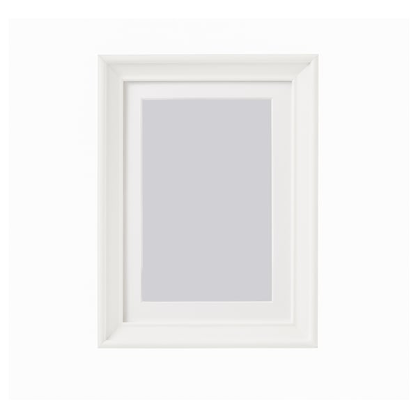 KNOPPÄNG frame, white, 13x18 cm