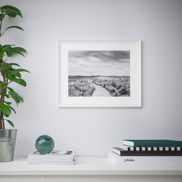 KNOPPÄNG frame, white, 50x70 cm
