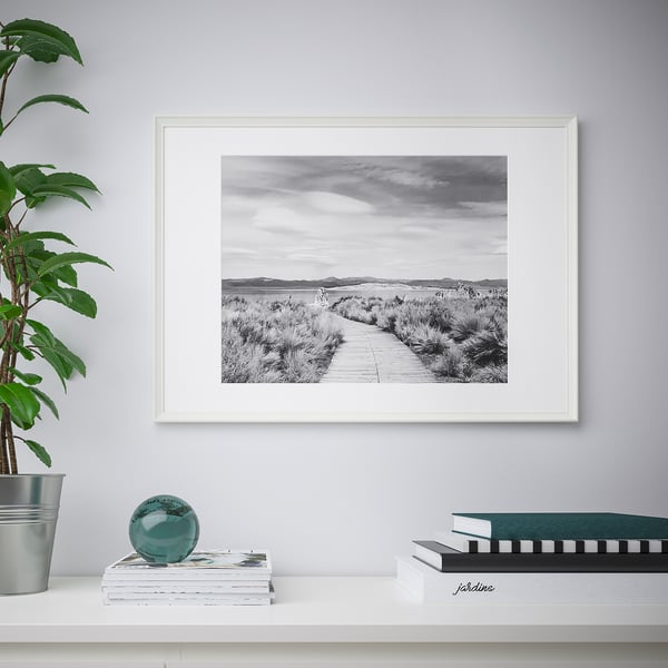 KNOPPÄNG frame, white, 50x70 cm