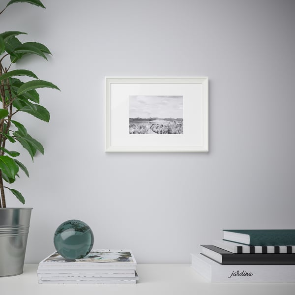 KNOPPÄNG frame, white, 21x30 cm