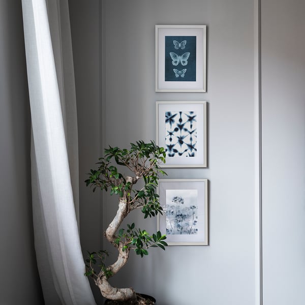 KNOPPÄNG frame, white, 40x50 cm