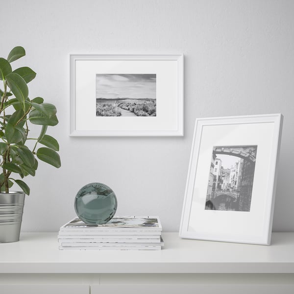 KNOPPÄNG frame, white, 21x30 cm