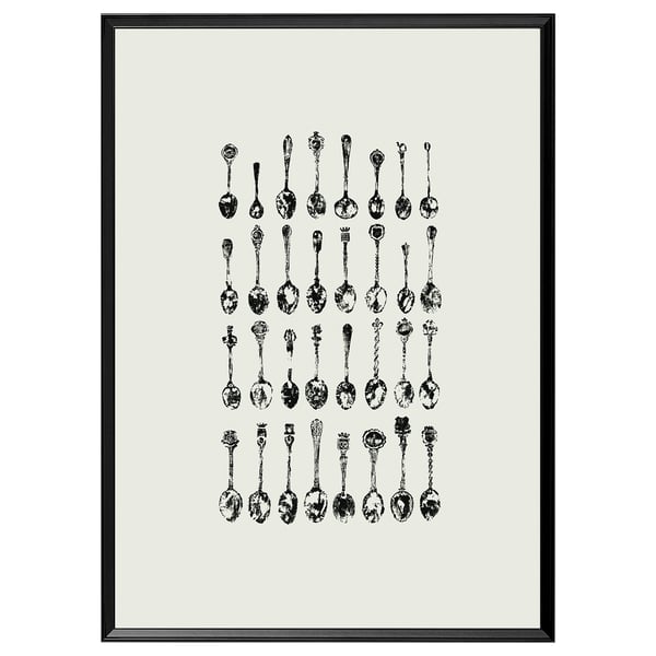 KNOPPÄNG - KNOPPÄNG Frame with poster, souvenir collection, 50x70 cm
