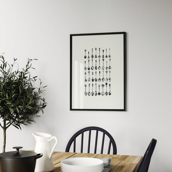 KNOPPÄNG - KNOPPÄNG Frame with poster, souvenir collection, 50x70 cm