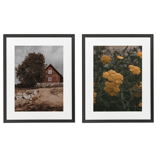 KNOPPÄNG frame with poster, Countryside living, 40x50 cm, 2 pack