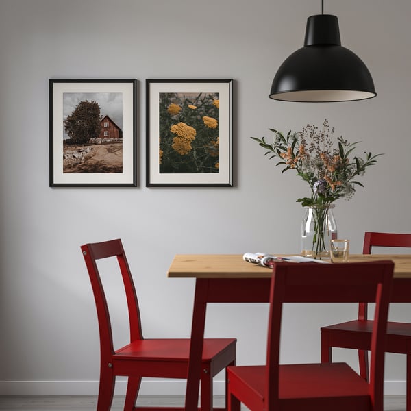 KNOPPÄNG frame with poster, Countryside living, 40x50 cm, 2 pack