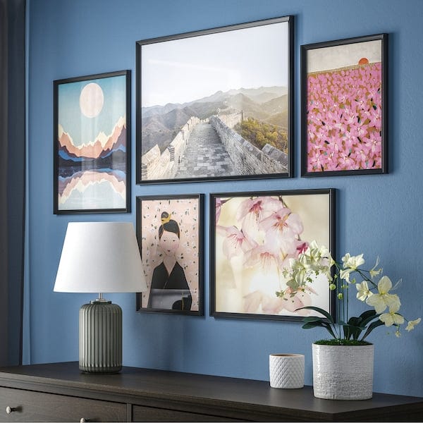 Ikea KNOPPÄNG - Frame, black, 50x70 cm