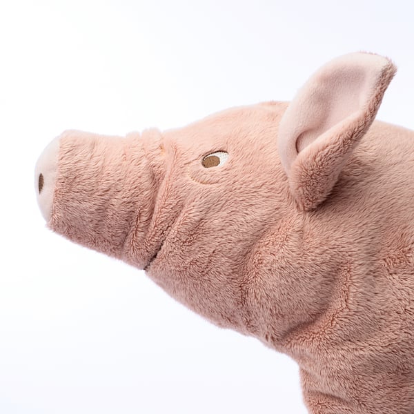 KNORRIG - KNORRIG Soft toy, pig/pink