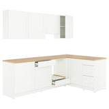 KNOXHULT corner kitchen, white frame