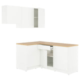 KNOXHULT corner kitchen, white