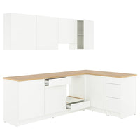 KNOXHULT corner kitchen, white