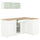 KNOXHULT - KNOXHULT Corner kitchen, white frame