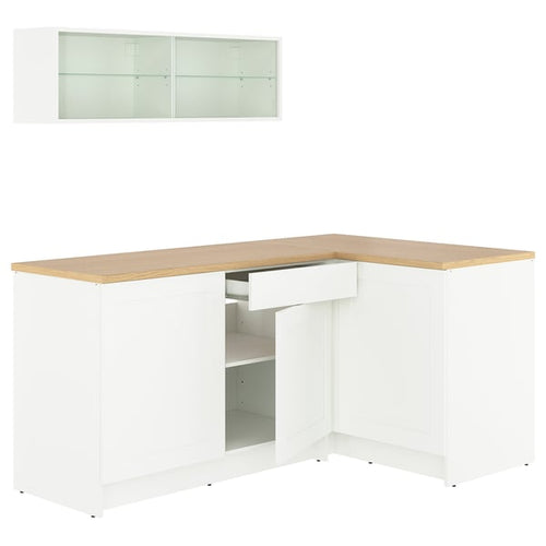 KNOXHULT - KNOXHULT Corner kitchen, white frame