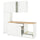 KNOXHULT kitchen, white, 240.0x220.0x61.0 cm
