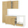 KNOXHULT kitchen, oak effect, 240x61x220 cm