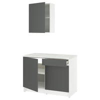 KNOXHULT kitchen, dark grey, 120x61x220 cm