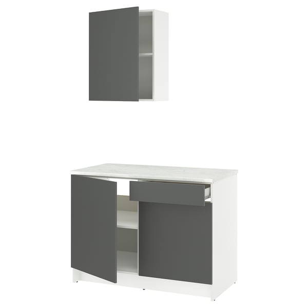 KNOXHULT kitchen, dark grey, 120x61x220 cm