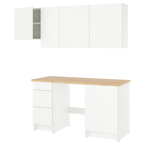 KNOXHULT - KNOXHULT Kitchen, white, 220x61x220 cm