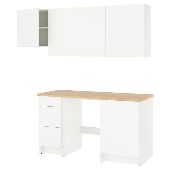 KNOXHULT - KNOXHULT Kitchen, white, 220x61x220 cm