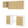 KNOXHULT - KNOXHULT Kitchen, oak effect, 220x61x220 cm