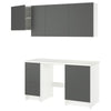 KNOXHULT - KNOXHULT Kitchen, dark grey, 220x61x220 cm