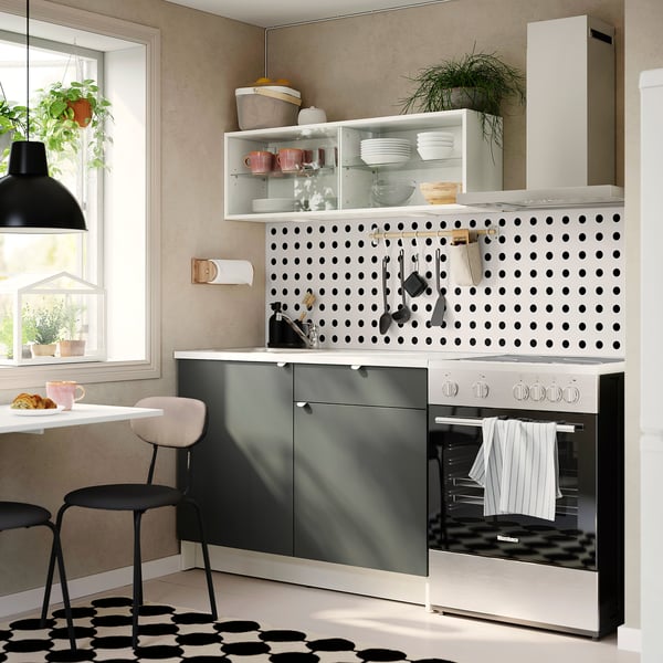 KNOXHULT - KNOXHULT Kitchen, dark grey, 120x61x220 cm