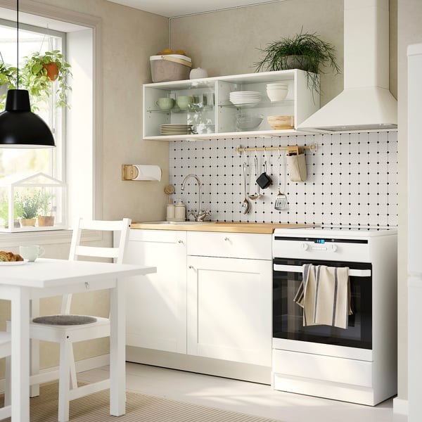KNOXHULT - KNOXHULT Kitchen, white frame, 120x61x220 cm