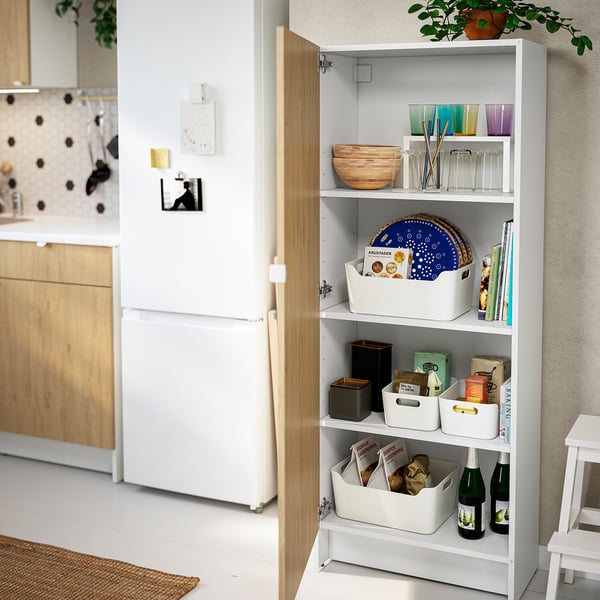 KNOXHULT - KNOXHULT High cabinet with door, oak effect, 60x31x153 cm