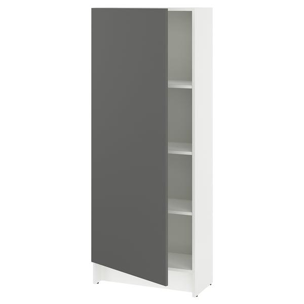 KNOXHULT - KNOXHULT High cabinet with door, dark grey, 60x31x153 cm