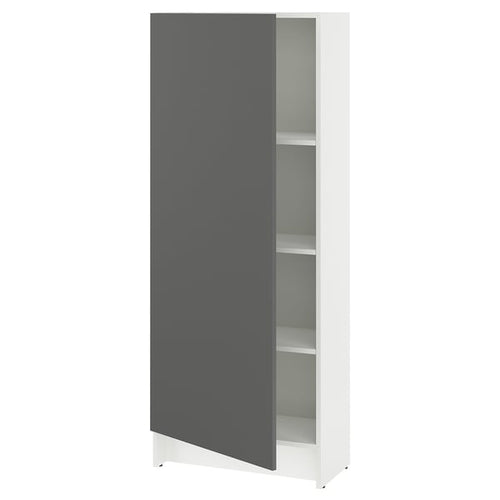 KNOXHULT - KNOXHULT High cabinet with door, dark grey, 60x31x153 cm