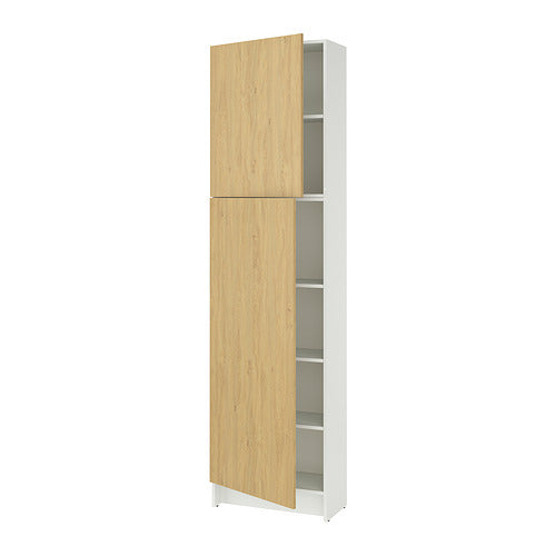 KNOXHULT - KNOXHULT High cabinet with doors, oak effect, 60x31x228 cm