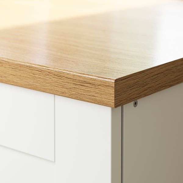 KNOXHULT - Corner Base Cabinet, white frame,100x91 cm