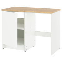 KNOXHULT base cabinet with door and niche, white, 120x61x91 cm