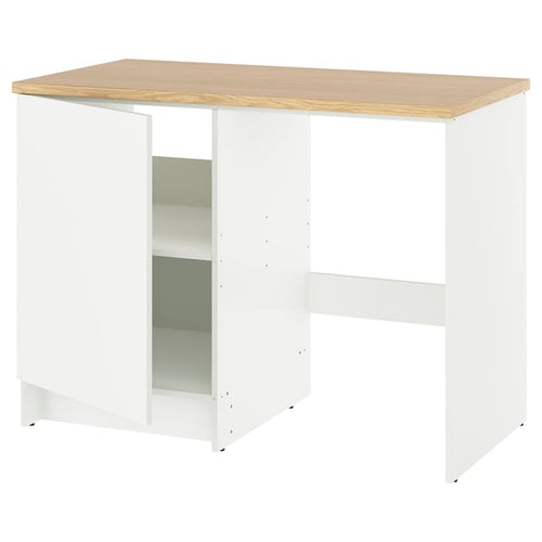 KNOXHULT - KNOXHULT Base cabinet with door and niche, white, 120x61x91 cm