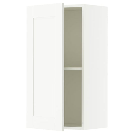 KNOXHULT - KNOXHULT Wall cabinet with door, white frame, 40x75 cm