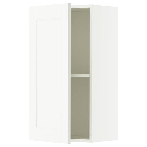 KNOXHULT - Wall cabinet with door, white frame,40x75 cm