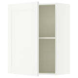 KNOXHULT wall cabinet with door, white frame, 60x75 cm