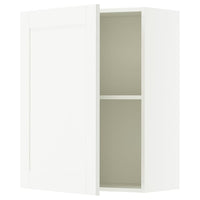 KNOXHULT wall cabinet with door, white frame, 60x75 cm