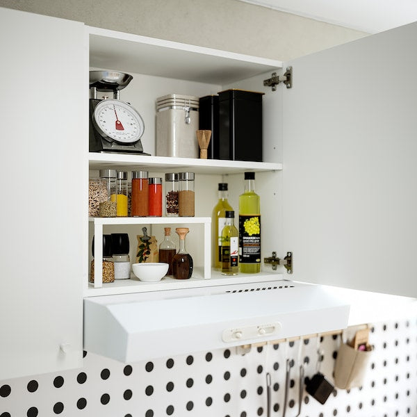 KNOXHULT wall cabinet with door, white, 60x60 cm