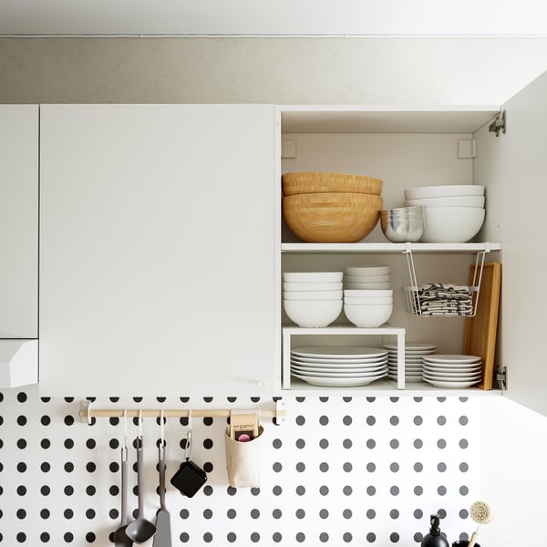 KNOXHULT - Wall cabinet with door, white, 60x75 cm